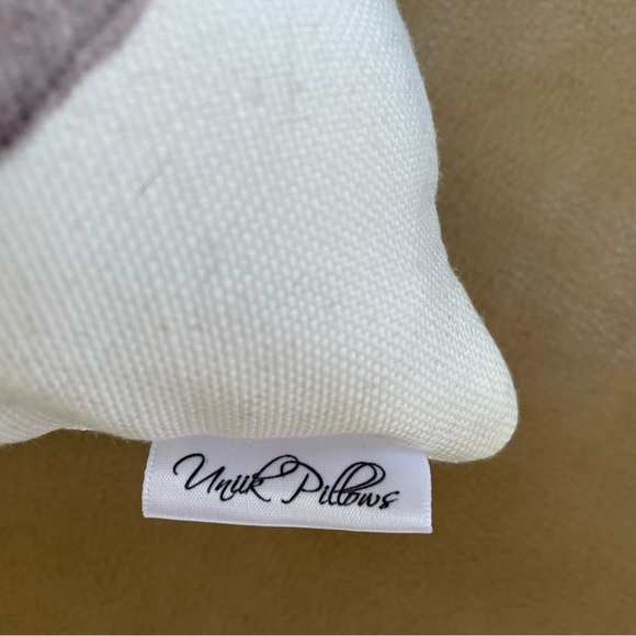 NWOT Uniik Pillow 10”x10” Pumpkin - Picture 3 of 3